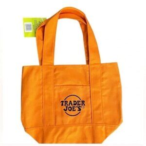 NWT Limited Edition 2025 Trick or Treat Trader Joe’s Mini Canvas Tote Bag